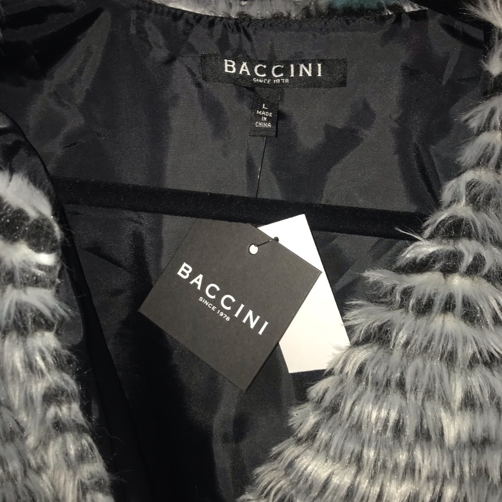 Bacinni Fur Vest with Black Belt